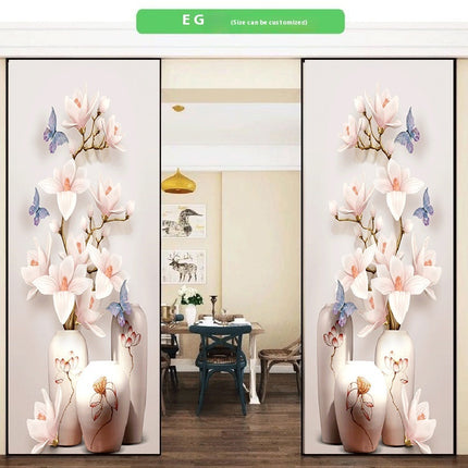 Shower Door Transparent Opaque Static Toilet Window Peep-proof Frosted Sticker
