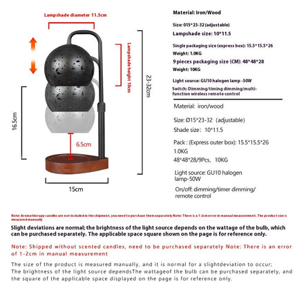 American Decoration Melting Candle Lamp Telescopic Adjustment Fragrance Lamp